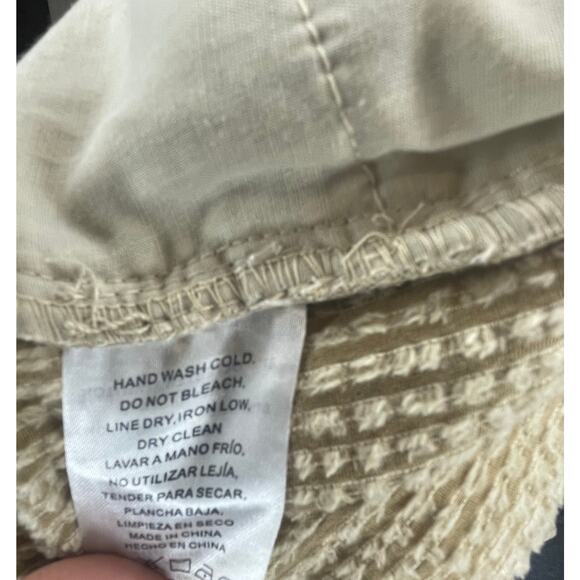 Emory Park Cozy Zone Corduroy Pants Womens M Khaki High Rise Flare Split Hem NWT - Picture 11 of 13